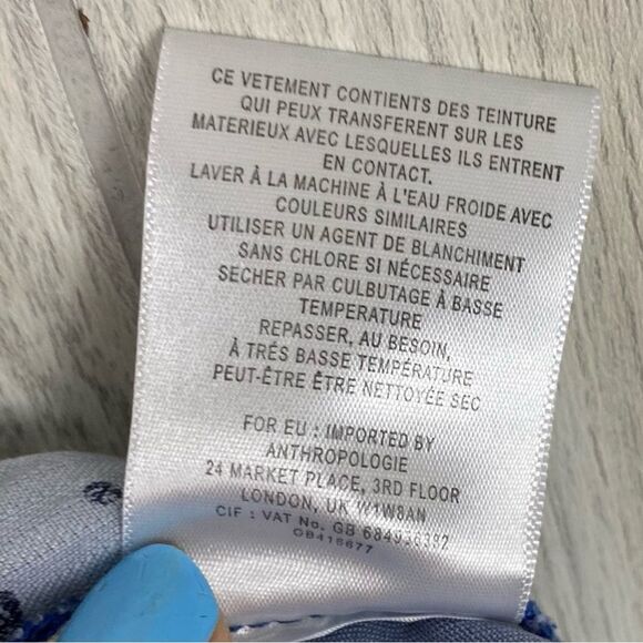 Anthroplogie | Pilcro & The Letterpress | Light Blue Hyphen Style Pants Size 26 - Picture 10 of 10